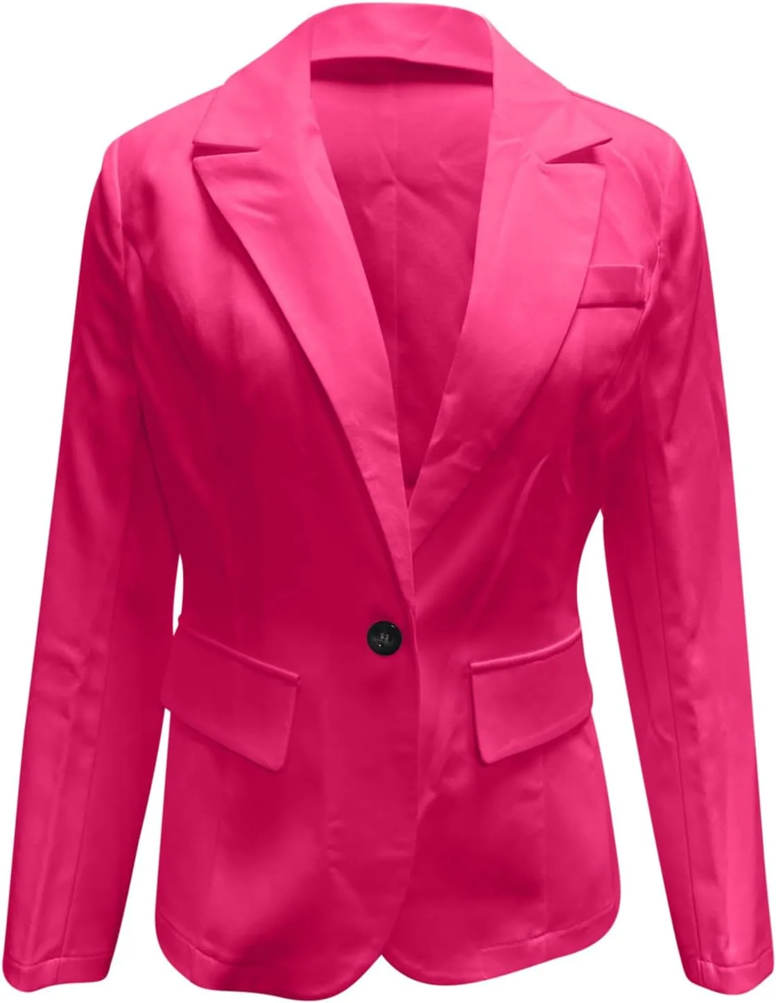 Blazers for Women Trendy Casual Work Office Suit Jacket Business Casual Button Down Long Sleeve Slim Womens Blazer