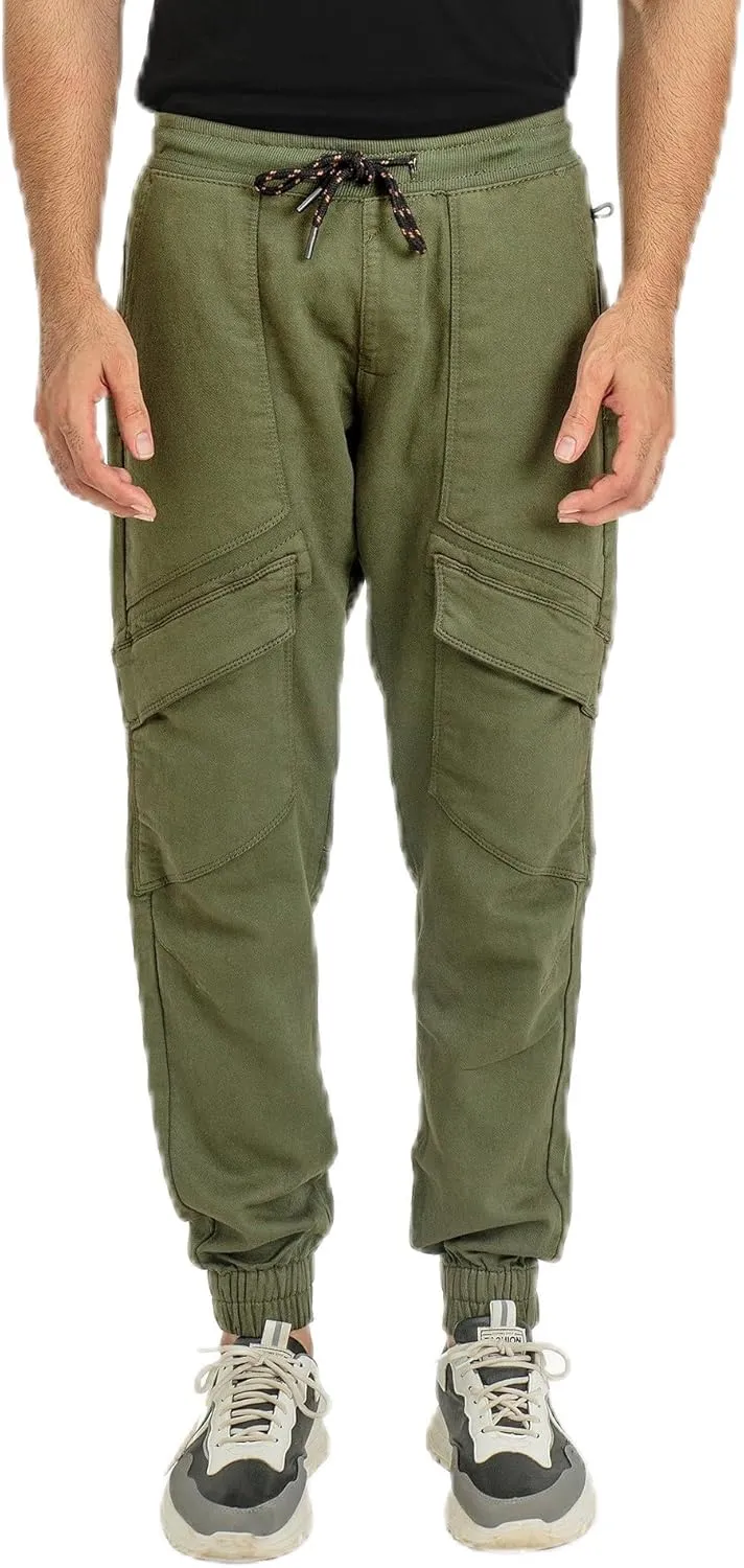 Essentials Mens Loose Fit Cargo Pants Casual Joggers Athletic Pants Cotton Loose Straight Sweatpants