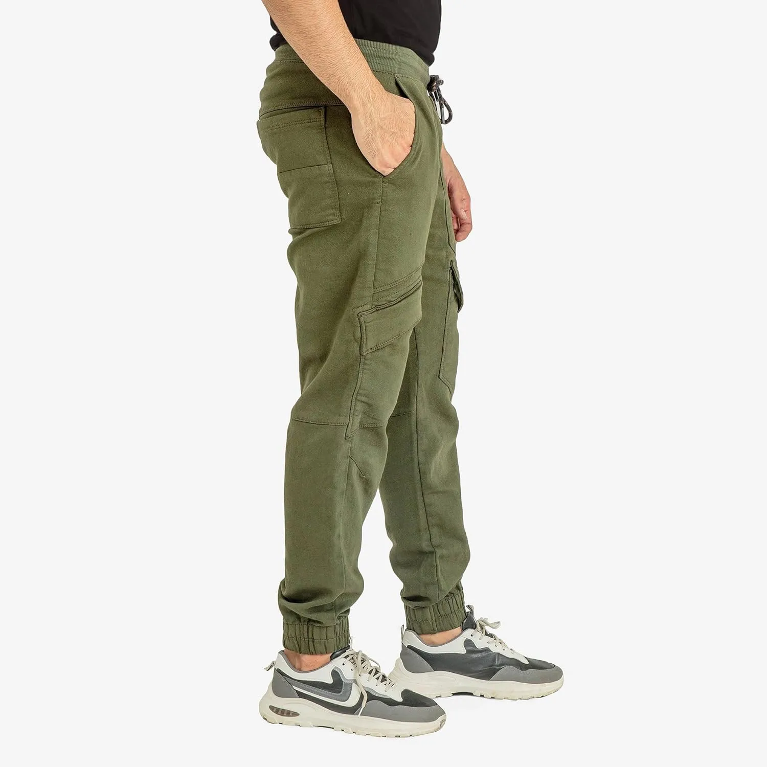Essentials Mens Loose Fit Cargo Pants Casual Joggers Athletic Pants Cotton Loose Straight Sweatpants