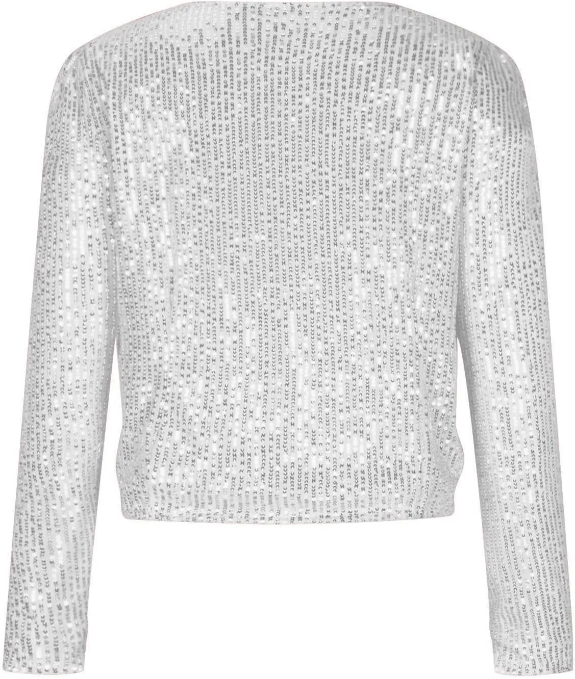 Fashion Sequin Jacket Women's Casual Party Elegant Sparkle Long Sleeve Jackets Glitter Front Zip Blazer Bomber Jacket