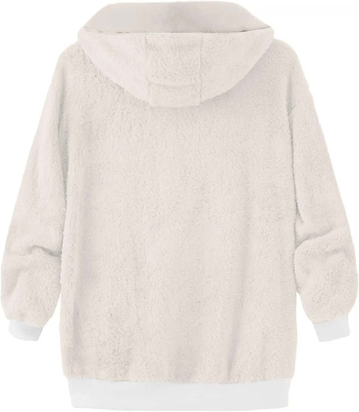 Loose Coats for Women Womens Reversible Fleece Solid Zip Coats Long Sleeve Jackets 2025 Loose Travel Sweater