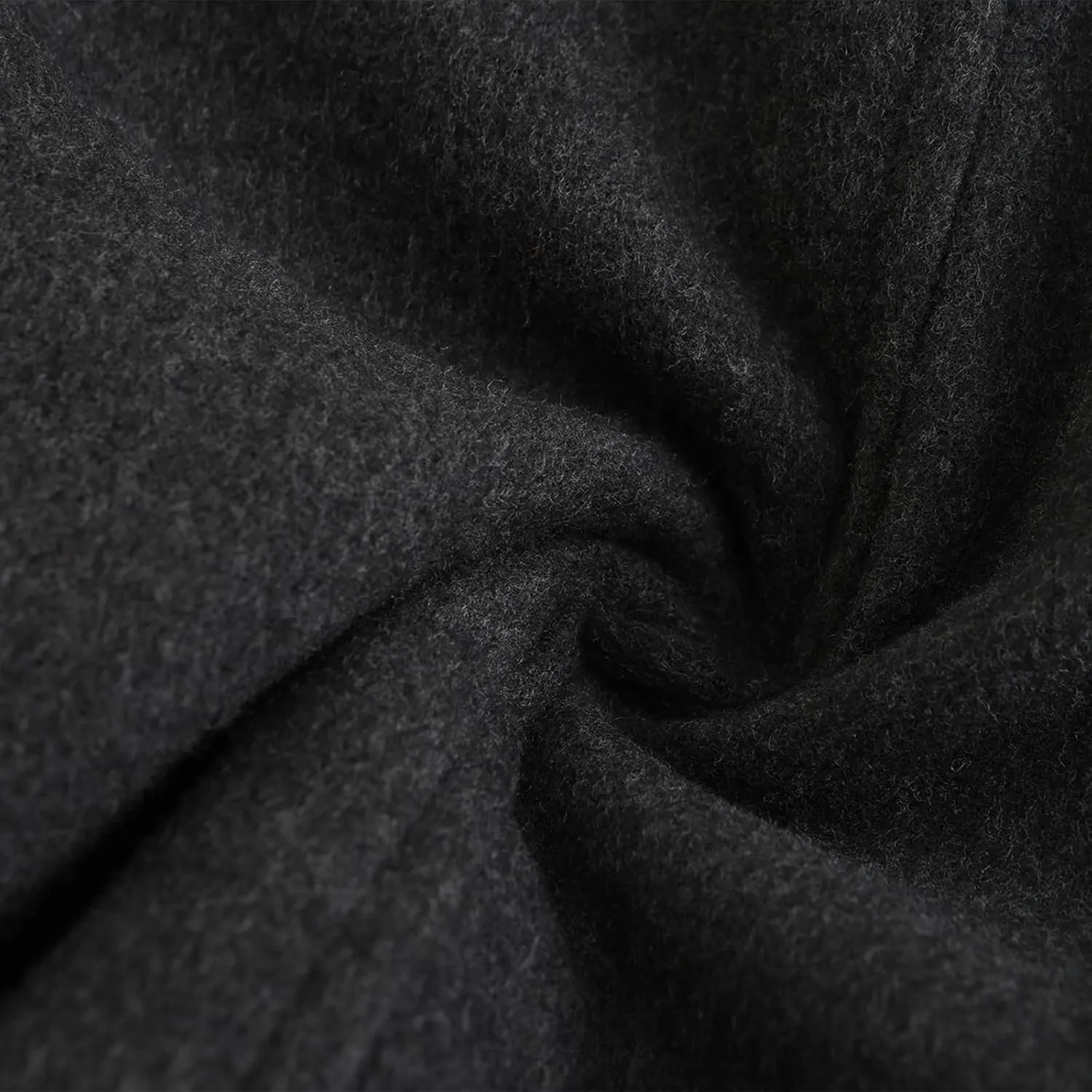 Men's Warm Single Breasted Pea Coat Trench Classic Wool Blend Overcoat with Pockets