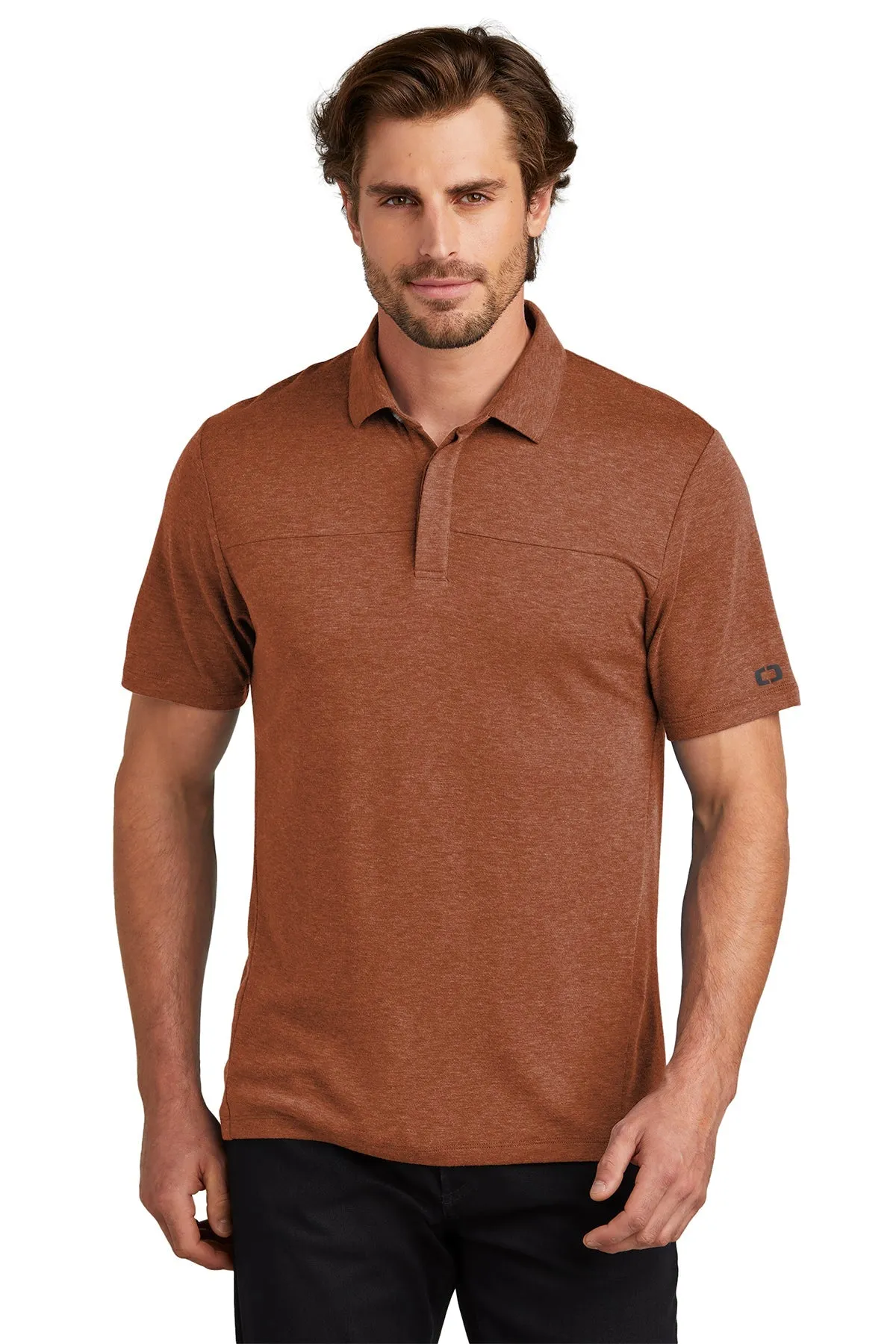 OGIO Command Custom Polos, Deep Rust