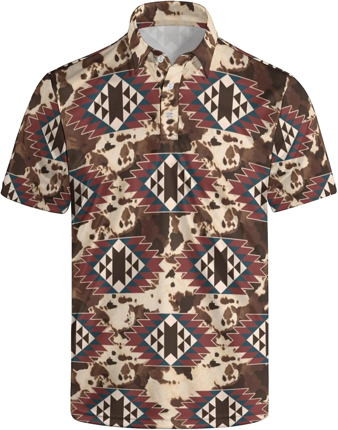 Polo Shirts for Men Moisture Wicking Mens Polo Shirts Patriotic Shirts for Men