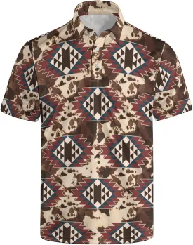 Polo Shirts for Men Moisture Wicking Mens Polo Shirts Patriotic Shirts for Men