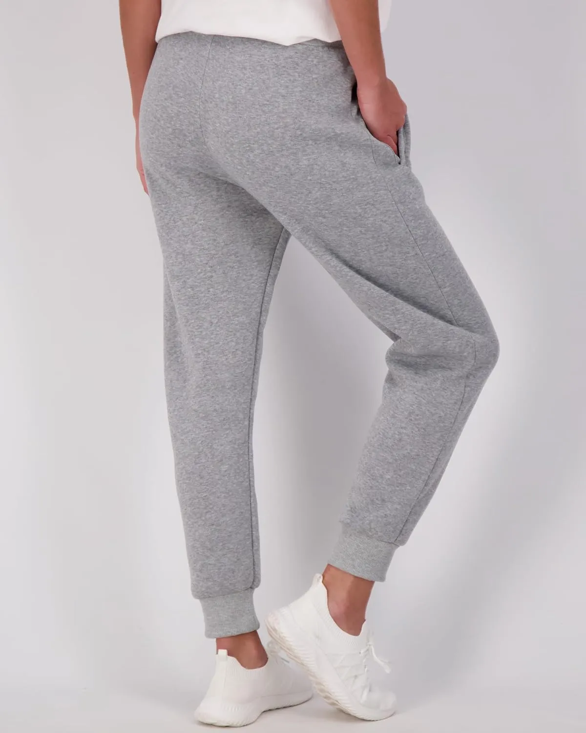 Real Essentials 3 Pack: Women's Ultra-Soft & Warm Fleece Joggers Sweatpants with Pocket (Available in Plus Size)