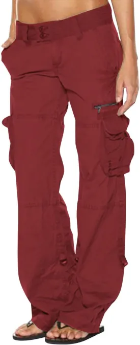 Women's Stretchy Tactical Cargo Pants High Waisted Casual Joggers Plus Size Skinny Trousers Cargo Pants with 6 Pockets