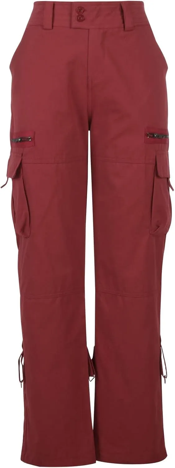 Women's Stretchy Tactical Cargo Pants High Waisted Casual Joggers Plus Size Skinny Trousers Cargo Pants with 6 Pockets