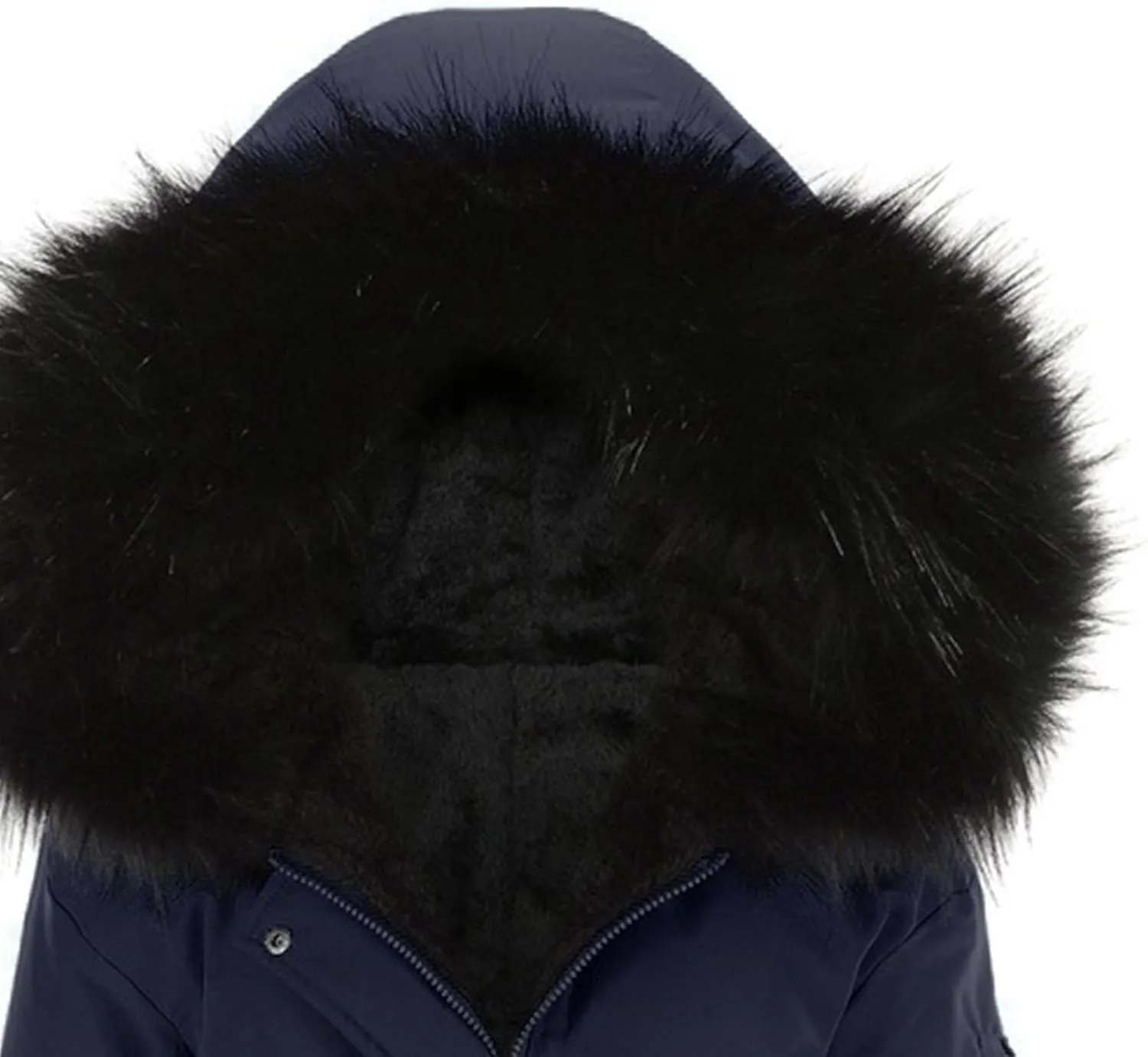 Women's Winter Coats Safari Parkas Fur Hooded Sherpa Lined Parka Coat Warm Thicken Anoraks Fleece Jacket